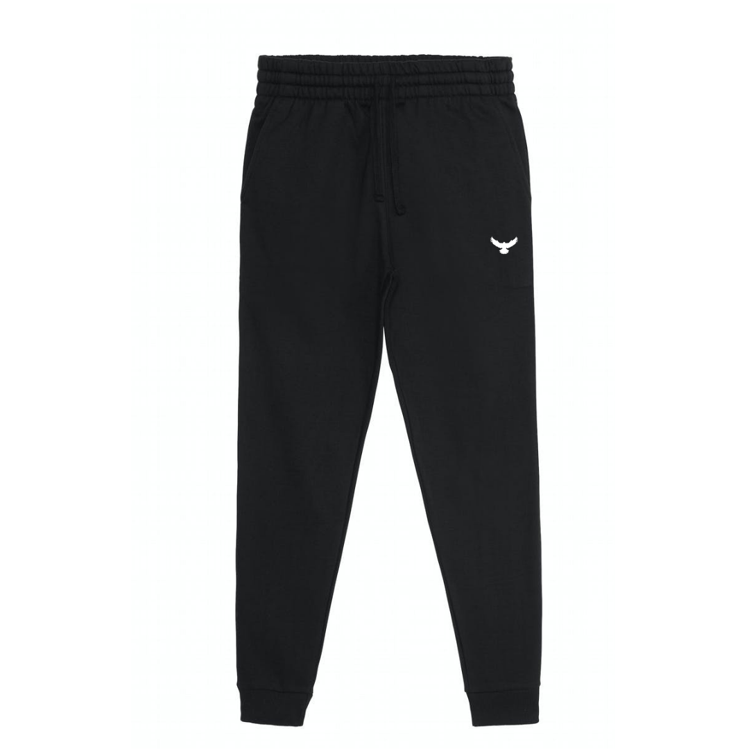 Black discount jogging bottoms